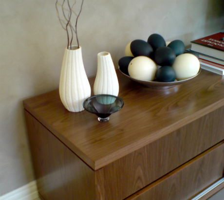 Walnut entertainment unit
