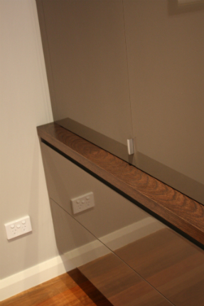 Bifold door to drinks cabinet